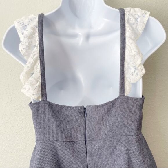 Line + Dot ciel top ruffle strap tie front flowy tank top XS - Picture 8 of 11